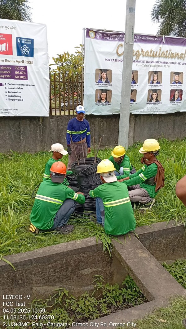 LEYECO V Advances Smart Distribution Utility Roadmap with Fiber Optics Installation