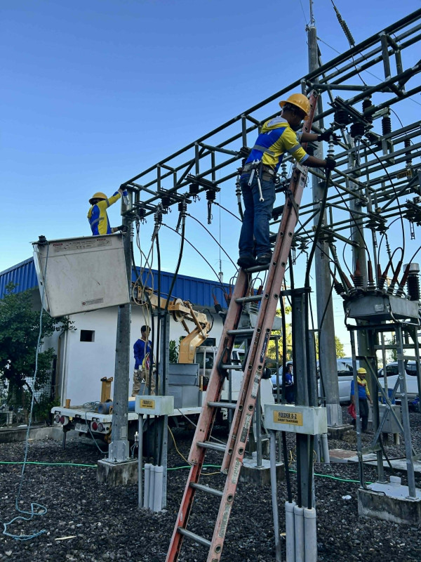 Preventive Maintenance and Servicing at Libongao, Kananga Substation