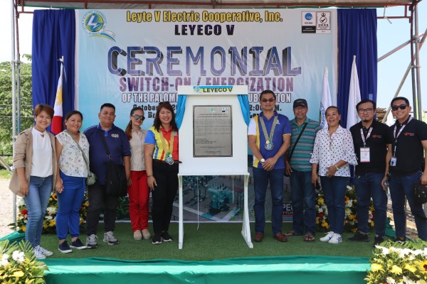 Ceremonial Switch-on/Energization of Palompon 10MVA Subation